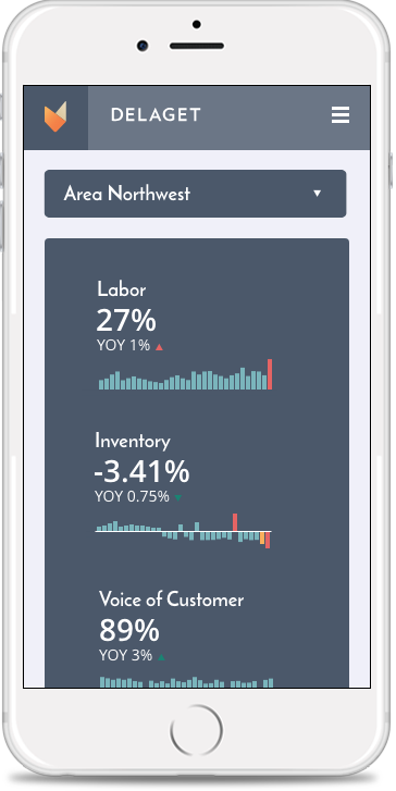 Mobile Dashboard UI